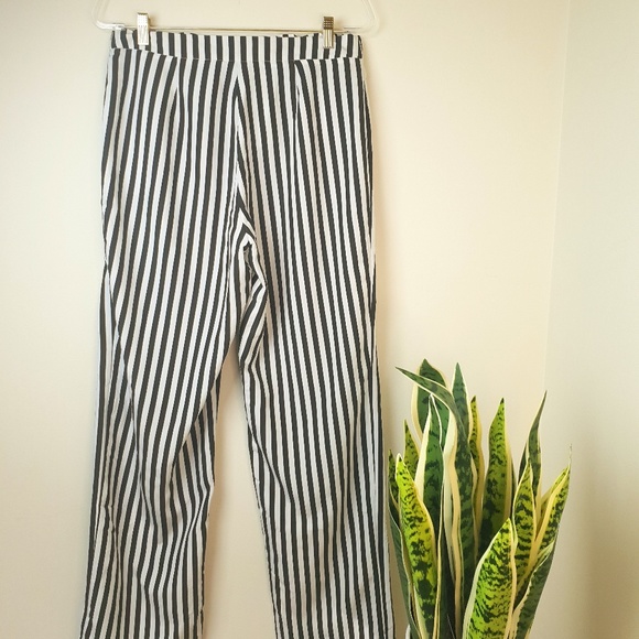 BeetleJuice Striped Elastic Long Pants - Picture 4 of 6